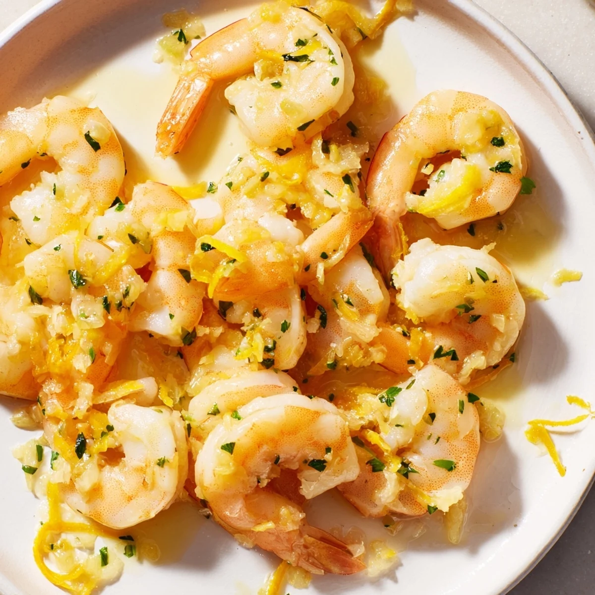 Sizzling 15-Minute Garlic Shrimp Scampi with perfectly cooked shrimp and a bright lemon-butter sauce.