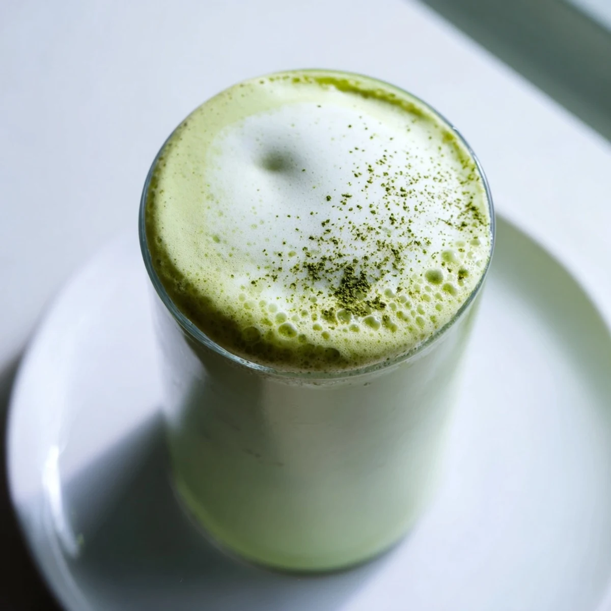 Enjoy the frothy texture of a delicious Matcha Latte with sweet cold foam, ideal for every sip.