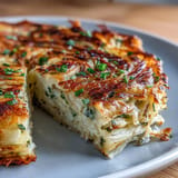 Savory Chinese-style pancakes filled with tender scallions, fried until flaky and golden brown.  