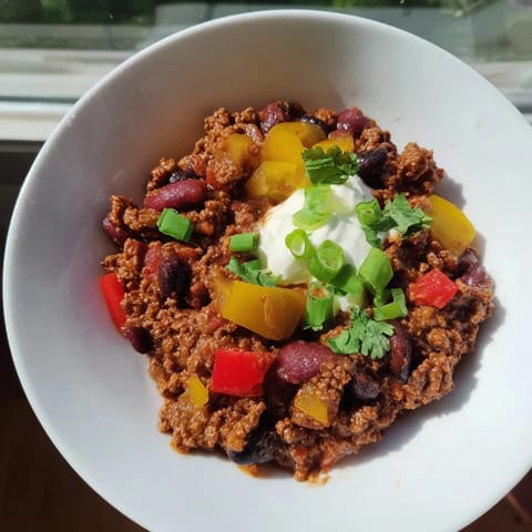 Simple Hearty Beef Chili