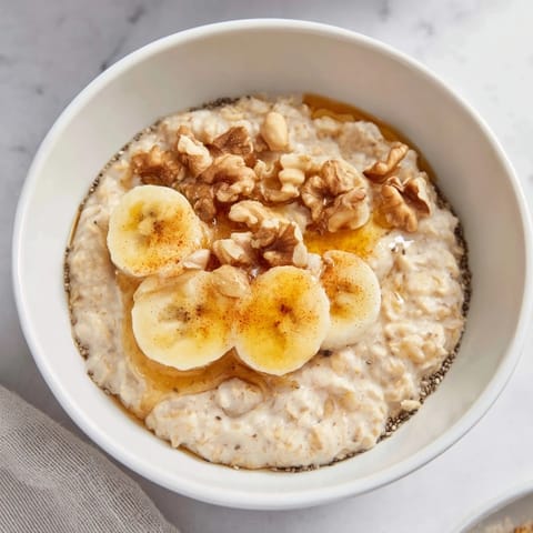 Microwave Banana Oats Bowl