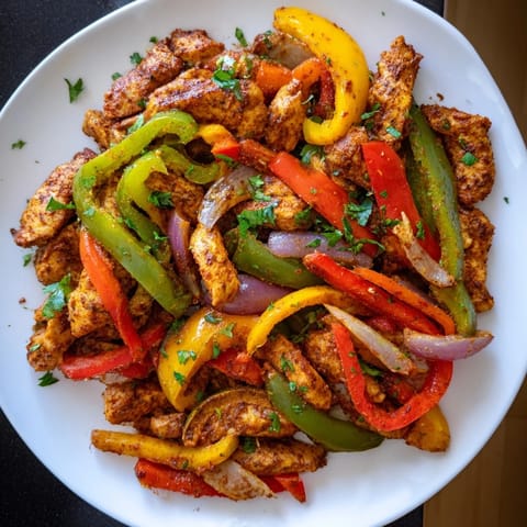 Chicken Fajita Sheet Pan