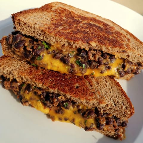 Black Bean Grilled Cheese