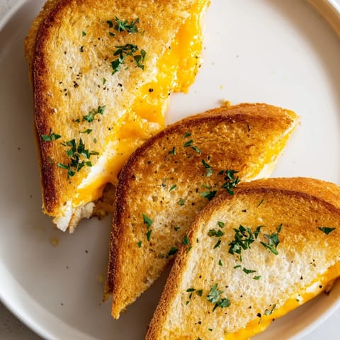 Garlic Butter Mayo Grilled Cheese