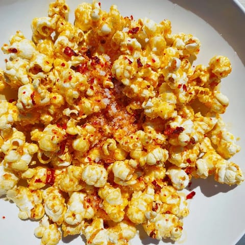 Hot Honey Butter Popcorn