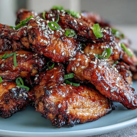 Hearty Coca Cola Chicken Wings are served steaming hot alongside fluffy white rice, with a drizzle of extra sauce for dipping.  
