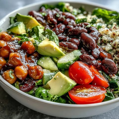 Three-Bean Power Bowl