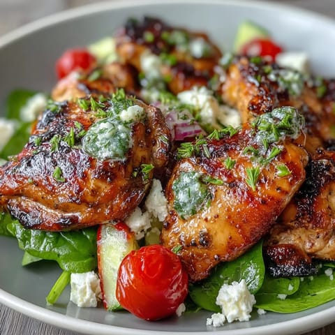Lemon Vinaigrette Grilled Chicken