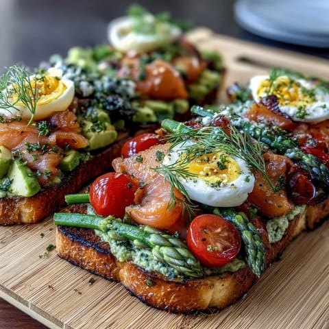 Spring Brunch Avocado Toast