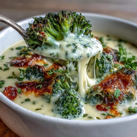 Creamy broccoli cheddar soup with tender broccoli florets and melted sharp cheddar in a velvety broth.