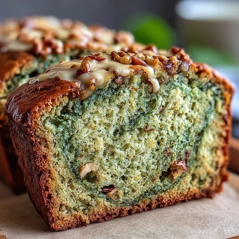 Matcha Swirl Banana Bread