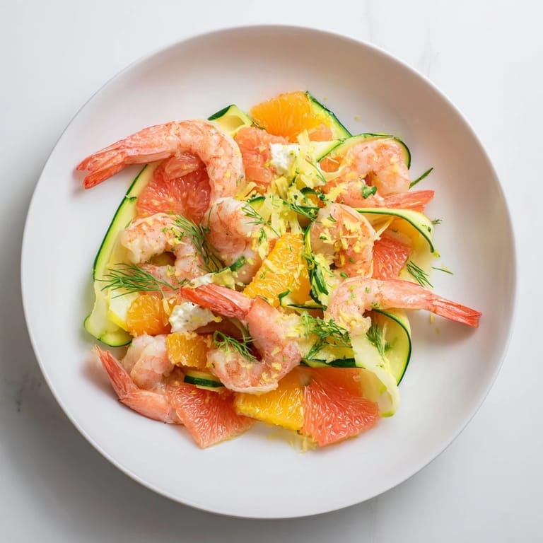 Imagine gorgeous pink shrimp on The Coral Reef, bubbly Gruyère cheese, a pescatarian delight.