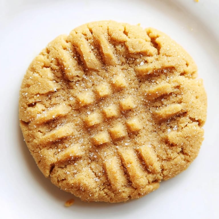 A close-up of freshly baked flourless peanut butter cookies, still warm and slightly cracked on top.