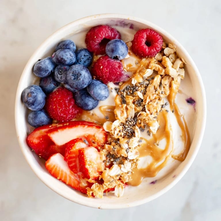 Enjoy a delicious Protein Ice Cream Bowl, a healthy dessert option perfect for any time.