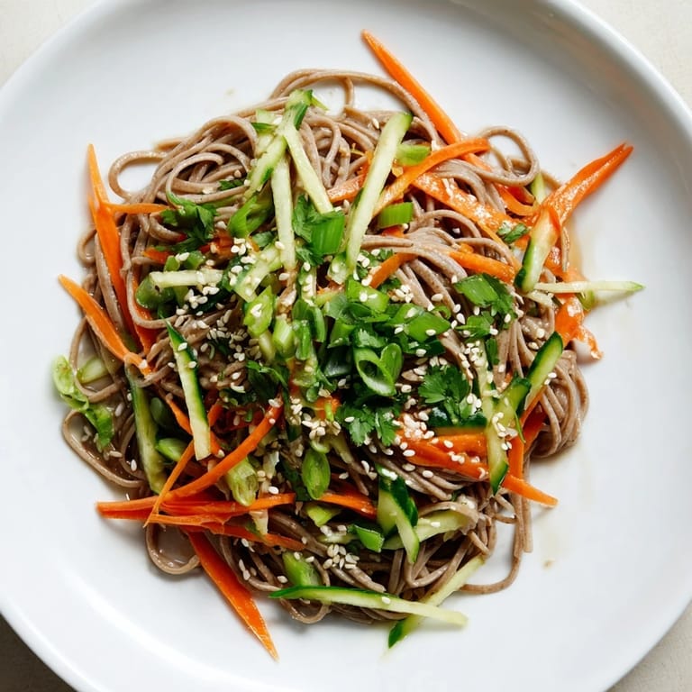 Make-ahead Chilled Noodle Lunch Cups show noodles tossed in flavorful sauce, ready for a refreshing meal.