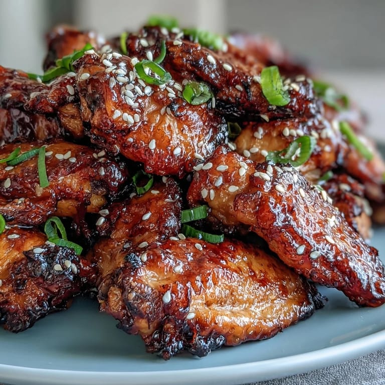 Hearty Coca Cola Chicken Wings are served steaming hot alongside fluffy white rice, with a drizzle of extra sauce for dipping.  