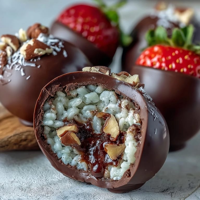 Indulgent Easter eggs with a vibrant strawberry shell, creamy crunch filling, and a hint of Middle Eastern-inspired elegance.