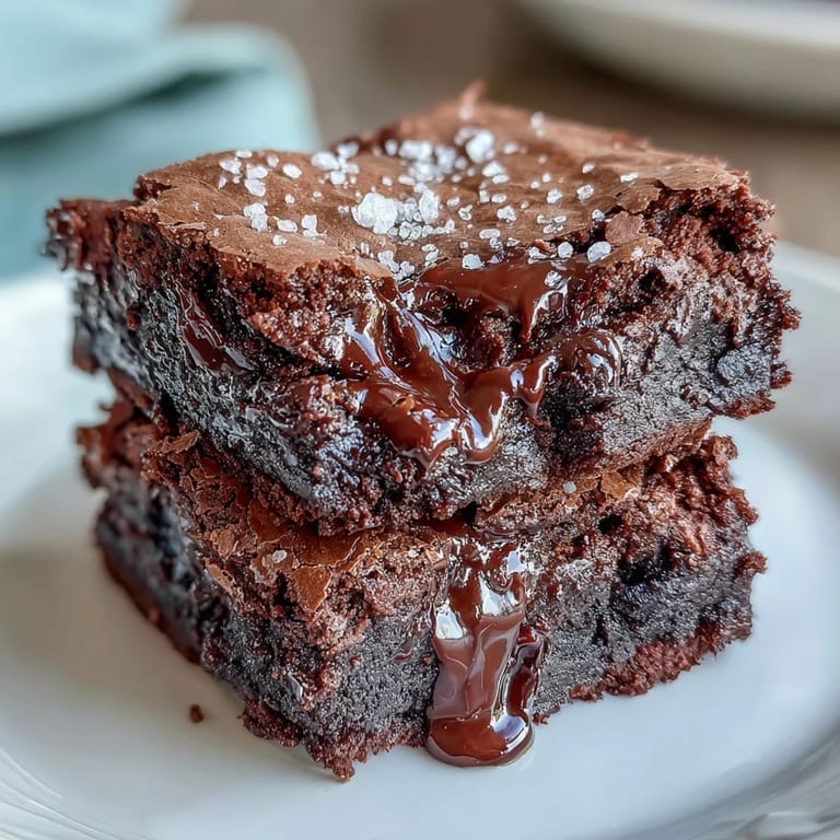 Decadent tahini brownies topped with dark chocolate chunks, featuring a creamy tahini swirl for a nutty twist on classic chocolate brownies.  