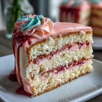 Spring Ombre Cake in Pastel Pink and Yellow: A dreamy, layered sponge cake with soft pink and yellow ombre, topped with silky buttercream frosting. Perfect for spring celebrations.