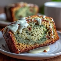 Matcha swirl banana bread with vibrant green matcha marbled into sweet, moist banana batter for a stunning visual and flavor combination.